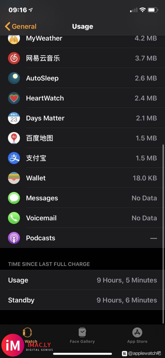 Apple watch5 6.2.1又出现待机时间使用时间相-1.jpg