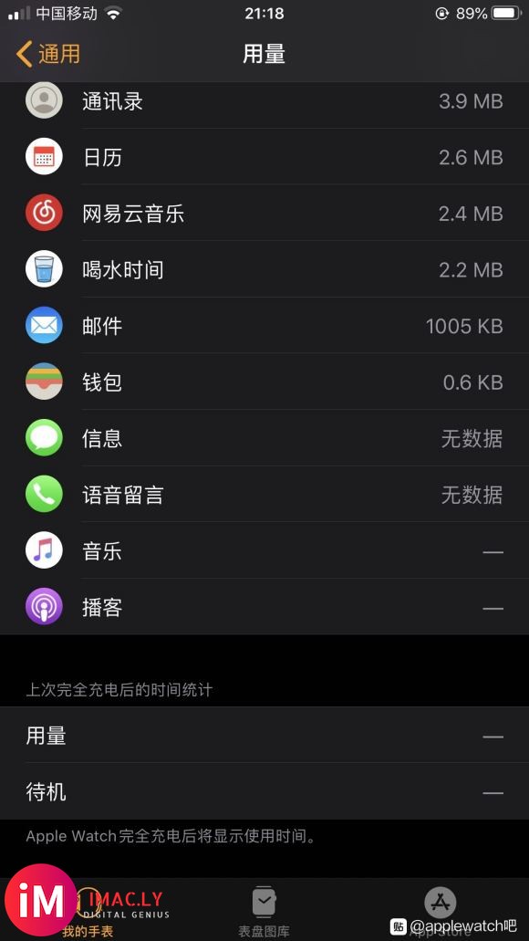 iWatch5突然间充完电用量不显示了,是怎么回事?-1.jpg