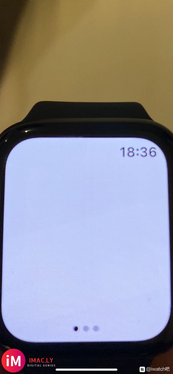 今天京东刚入手的iWatch5手电筒模式下屏幕有竖线,有没有-2.jpg