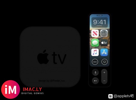 【苹果Apple TV 6概念图流出,搭载A12X遥控器带有-1.jpg