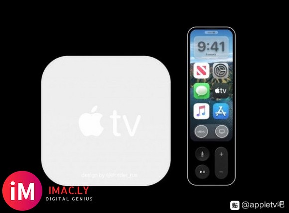 【苹果Apple TV 6概念图流出,搭载A12X遥控器带有-2.jpg