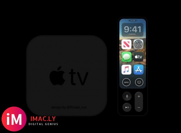 苹果Apple TV 6概念图流出:遥控器带有显示-1.jpg