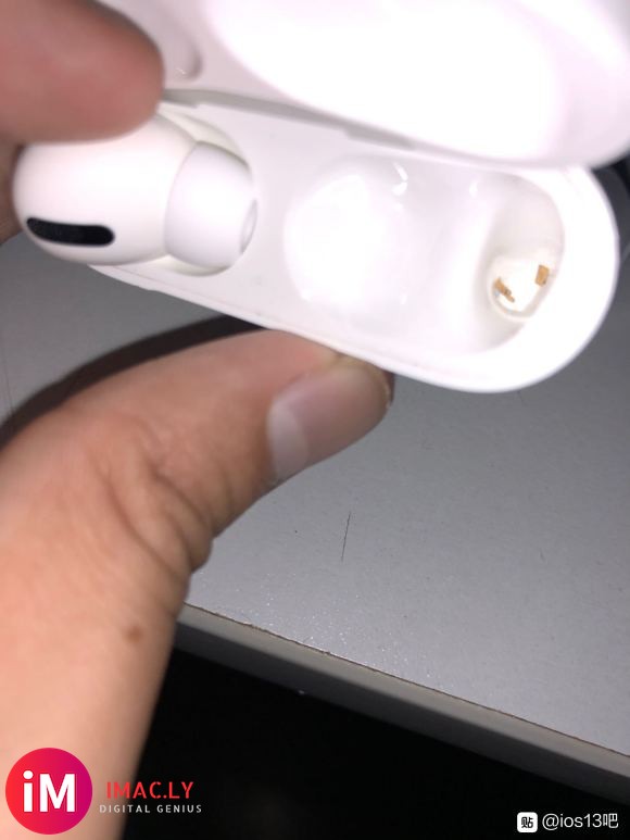 airpods pro本来是想清铜绿,结果用回形针&amp;#xF4CE;挑住触点-2.jpg