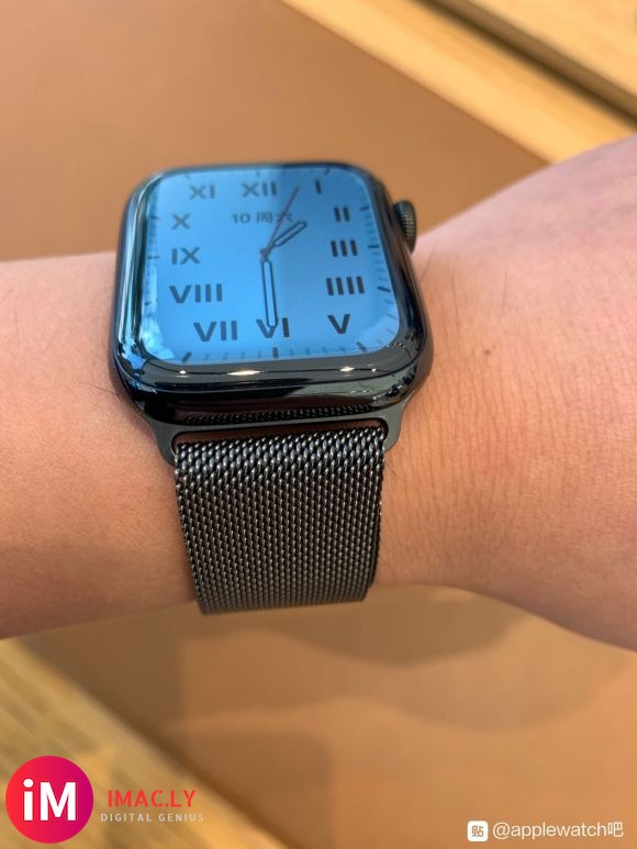 watchOS5黑钢配s6的石墨色米兰真好看,比深空灰米兰更惊-1.jpg