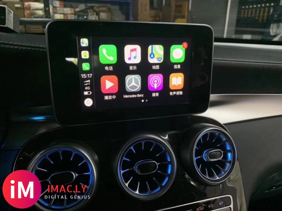 奔驰C200L升级无线CarPlay-3.jpg