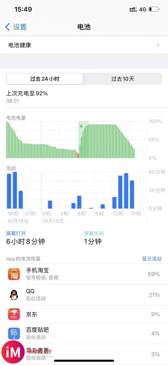 iOS14.1  健康度85%  全程4g耗电感人  xsm-1.jpg