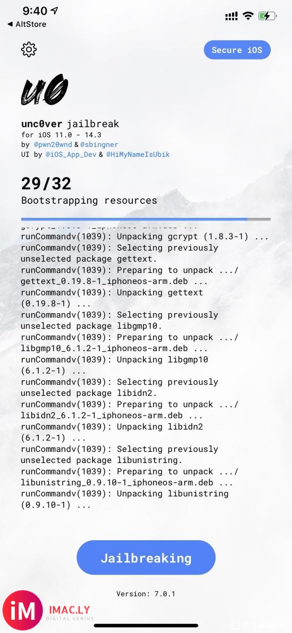 unc0ver7.0.1 xs max 14.4越狱体验-1.jpg