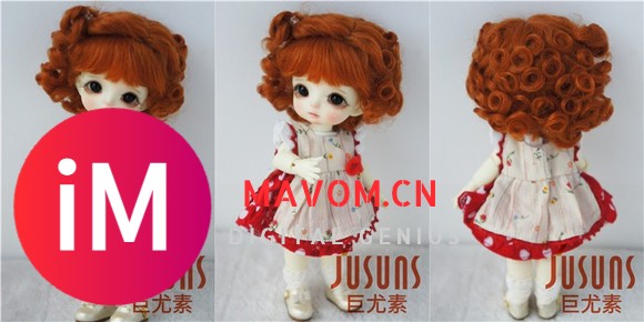 【巨尤素】bjd/ob11/blythe娃娃假发多尺寸款式3分4分6分8分卡肉-1.jpg