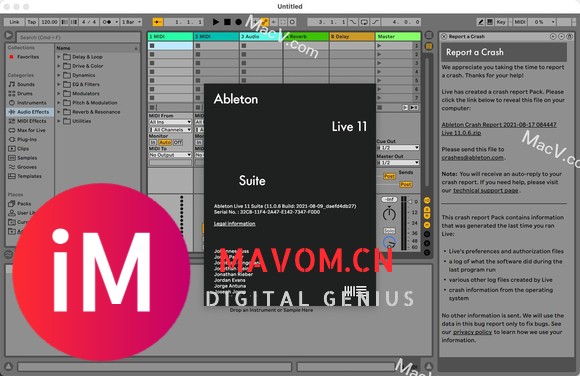 Ableton Live 11 Suite for mac(音乐制作软件) v11.0.6中文激活-1.jpg