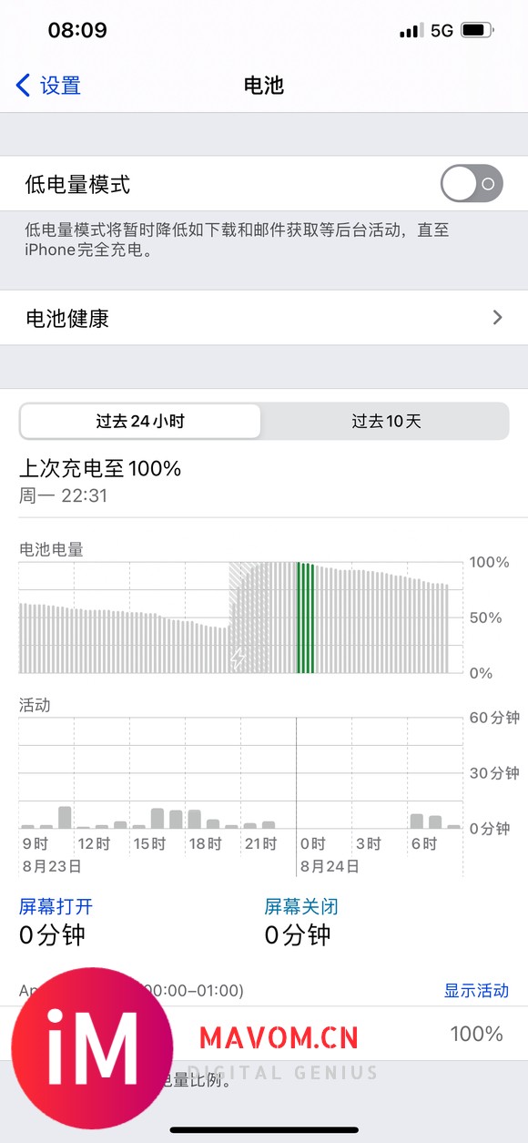 iPhone12pm充满电,然后早上一起看只有85%,显示Siri用电量100%-1.jpg