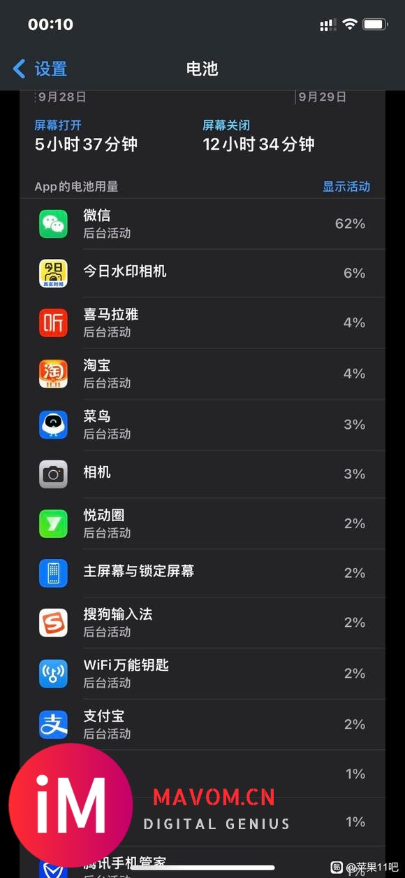 苹果11升级iOS15微信耗电严重!!!-1.jpg